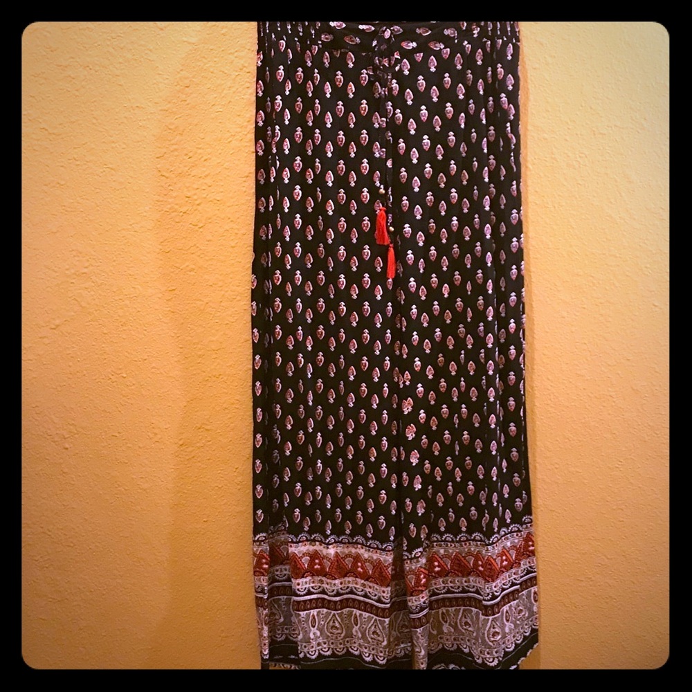 Francesca’s Paisley Palazzo Pants Size Large